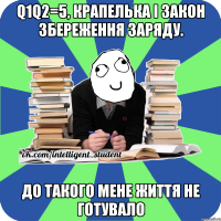 q1q2=5, крапелька і закон збереження заряду. до такого мене життя не готувало