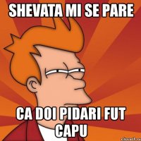 shevata mi se pare ca doi pidari fut capu