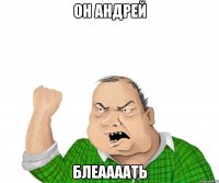 он андрей блеаааать