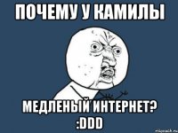 почему у камилы медленый интернет? :ddd