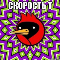 скорость т 