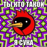 ты кто такой я сука