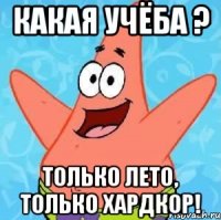 какая учёба ? только лето, только хардкор!