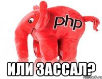  или зассал?