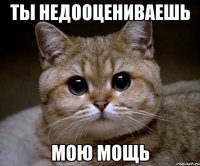 ты недооцениваешь мою мощь