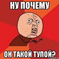 ну почему он такой тупой?