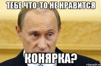 тебе что-то не нравится конярка?