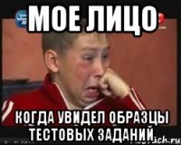 мое лицо когда увидел образцы тестовых заданий