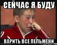 сейчас я буду варить все пельмени