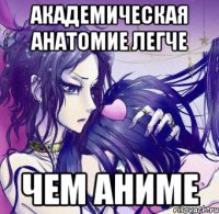 академическая анатомие легче чем аниме