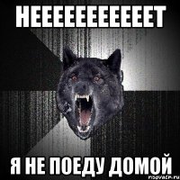 нееееееееееет я не поеду домой