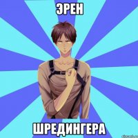 эрен шредингера