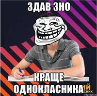 здав зно краще однокласника