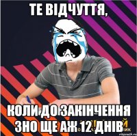 те відчуття, коли до закінчення зно ще аж 12 днів