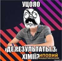 уцояо де результаты з хімії?