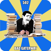 502 bad gaterway