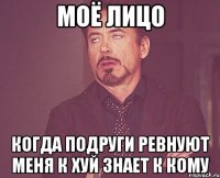 моё лицо когда подруги ревнуют меня к хуй знает к кому