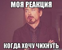 моя реакция когда хочу чихнуть