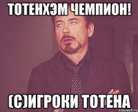 тотенхэм чемпион! (с)игроки тотена