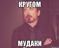 кругом мудаки