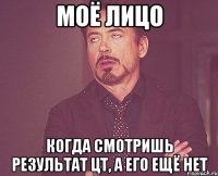 моё лицо когда смотришь результат цт, а его ещё нет