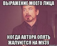 выражение моего лица когда автора опять жалуются на музу