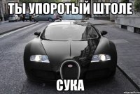 ты упоротый штоле сука