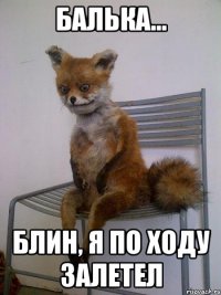 балька... блин, я по ходу залетел