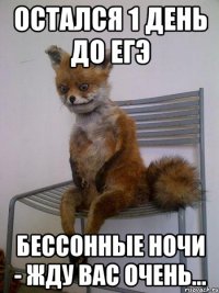 остался 1 день до егэ бессонные ночи - жду вас очень...