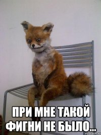  при мне такой фигни не было...