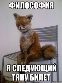 философия я следующий тяну билет