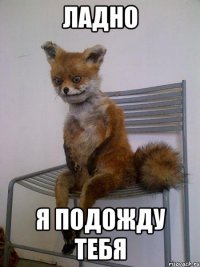 ладно я подожду тебя