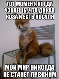 тот момент, когда узнаешь, что дикая коза и есть косуля мой мир никогда не станет прежним