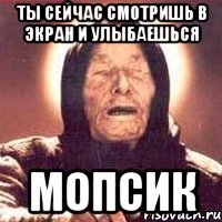 ты сейчас смотришь в экран и улыбаешься мопсик