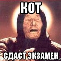 кот сдаст экзамен