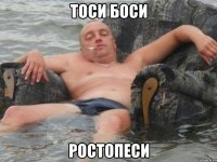 тоси боси ростопеси