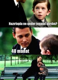 Hazırlıqda ne qeder teqaüd alırdın? 40 manat 