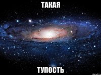 такая тупость