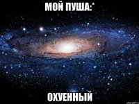 мой пуша:* охуенный