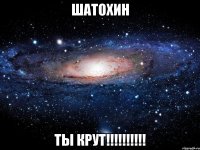 шатохин ты крут!!!