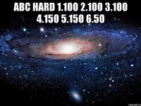 abc hard 1.100 2.100 3.100 4.150 5.150 6.50 