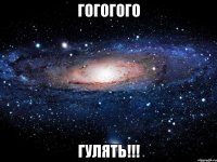 гогогого гулять!!!