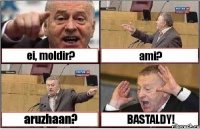 ei, moldir? ami? aruzhaan? BASTALDY!