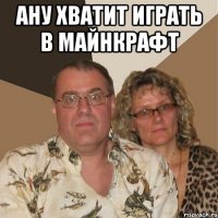 ану хватит играть в майнкрафт 