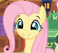 Создать мем Милая Fluttershy