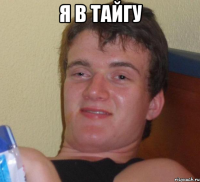 я в тайгу 