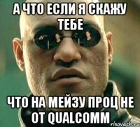 а что если я скажу тебе что на мейзу проц не от qualcomm