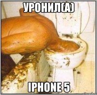 уронил(а) iphone 5