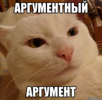 аргументный аргумент