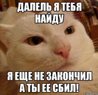 далель я тебя найду я еще не закончил а ты ее сбил!